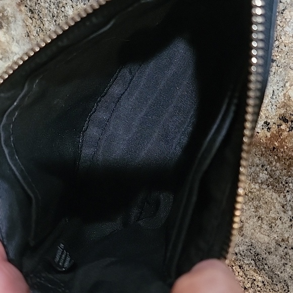 Coach EUC Dark Brown Signature Gold Chain LARGE WRISTLET - Picture 6 of 8